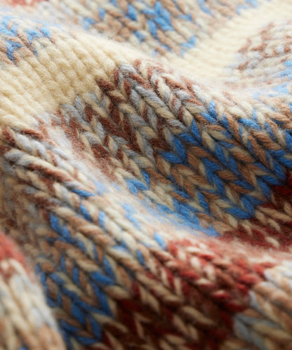Todd Snyder Mouliné Striped Crewneck Sweater - Blue Toile