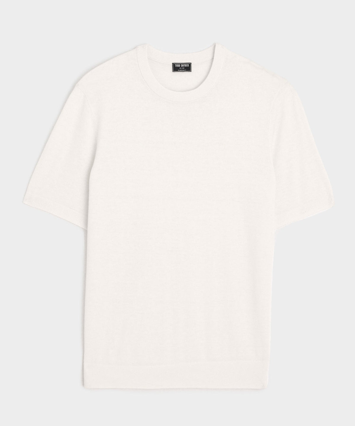 Todd Snyder Silk-Cashmere Sweater Tee - Bisque