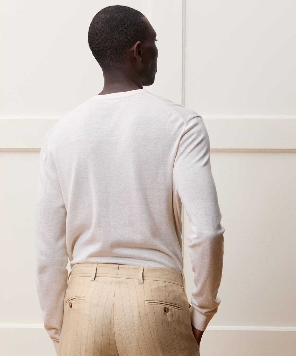 Todd Snyder Silk-Cashmere Crewneck Sweater - Bisque