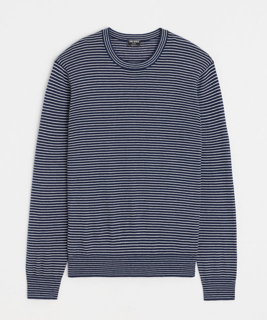 Todd Snyder Silk-Cashmere Crewneck Sweater - Navy
