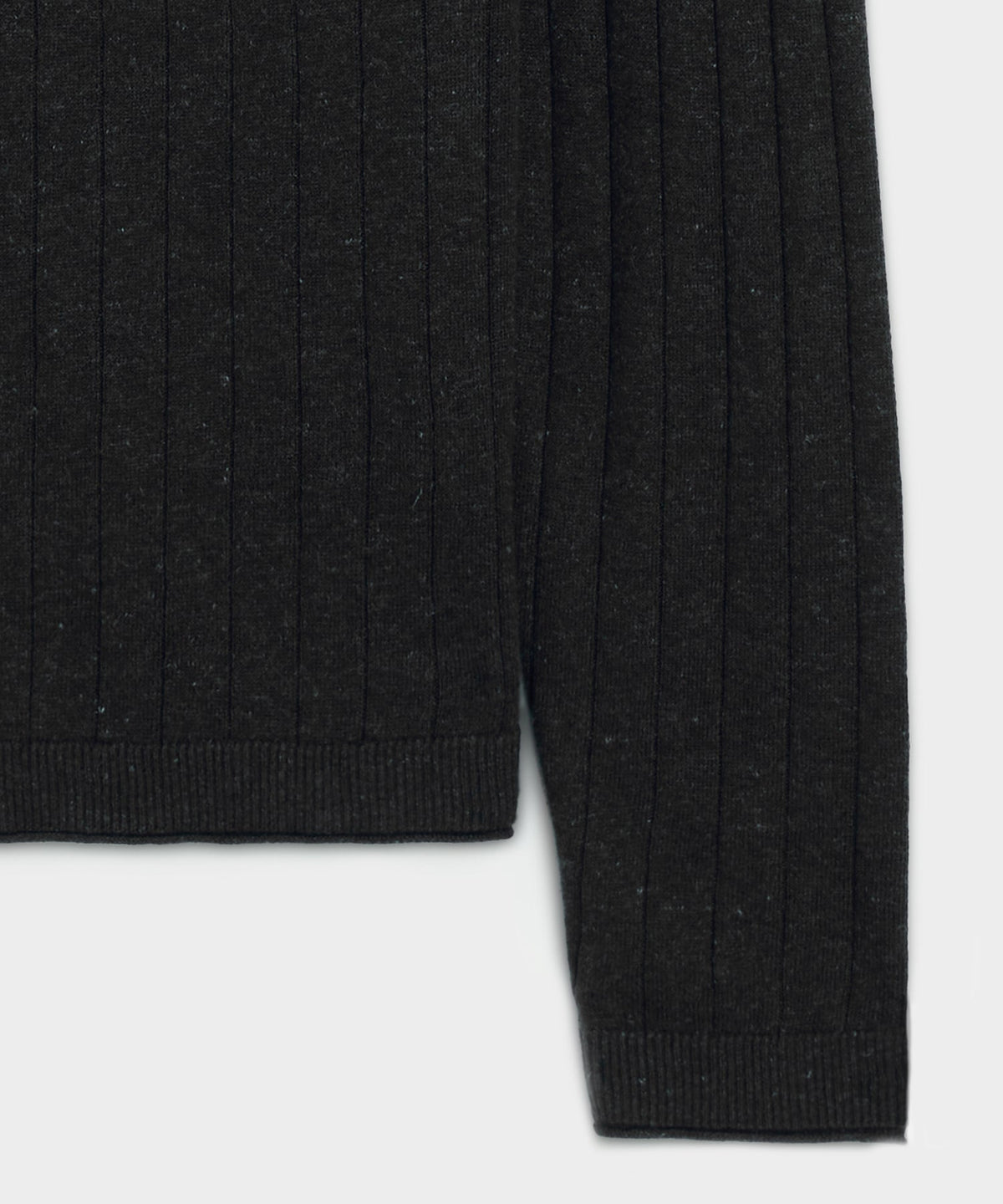 Todd Snyder Lightweight Linen-Cotton Crewneck Sweater - Black