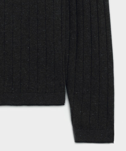 Todd Snyder Lightweight Linen-Cotton Crewneck Sweater - Black