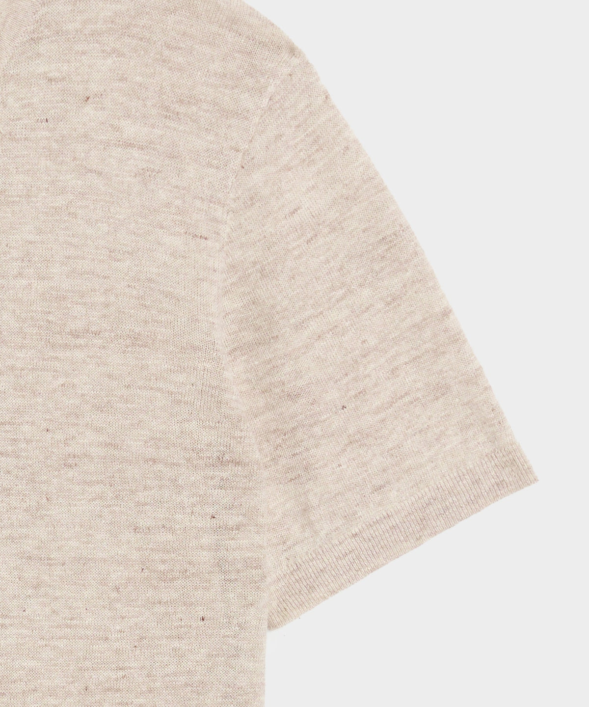 Todd Snyder Relaxed Linen Sweater Tee - Chalk
