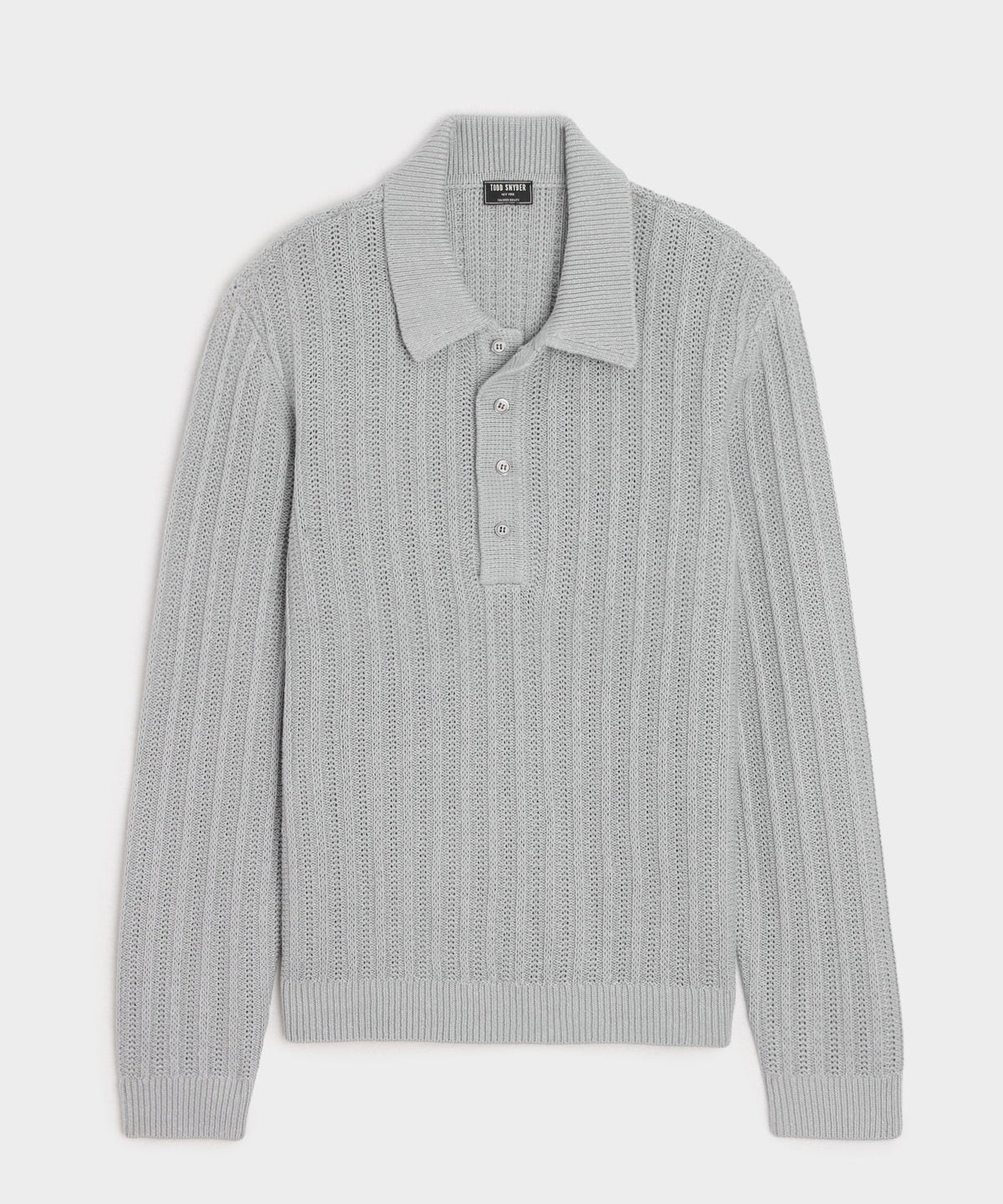 Todd Snyder Nightcap Sweater Polo - Grey