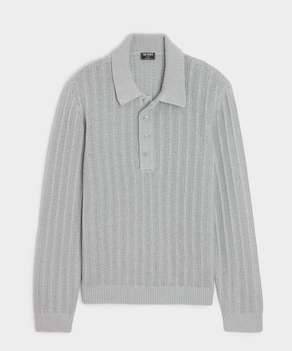 Todd Snyder Nightcap Sweater Polo - Grey
