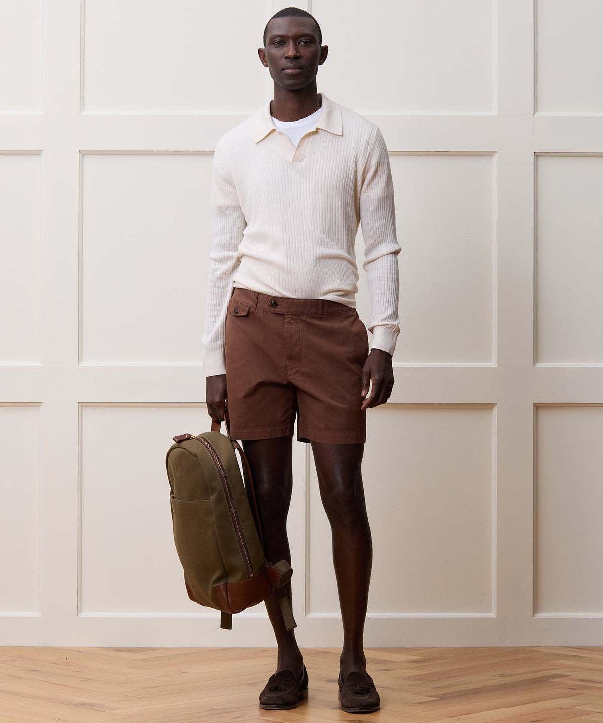 Todd Snyder 7" Chino Hudson Short - Cigar