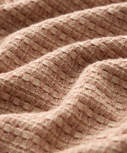 Todd Snyder Linen Geometric Montauk Sweater Polo - Baja Dunes