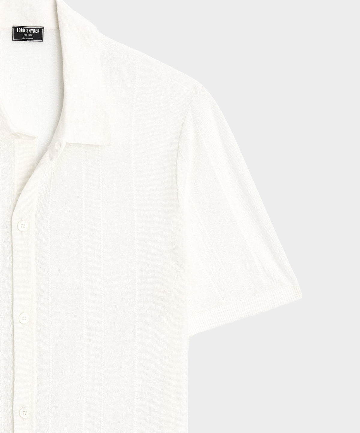 Todd Snyder Italian Linen Sweater Polo - Bisque