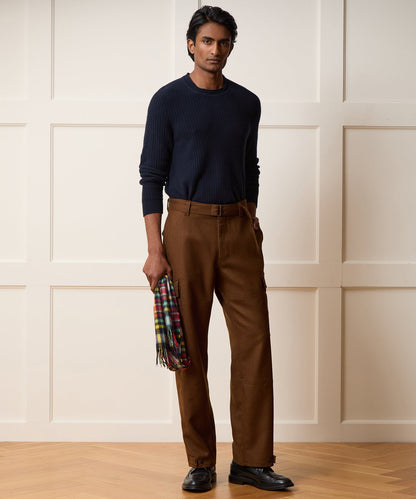 Todd Snyder Inis Meáin Rollneck Sweater - Navy