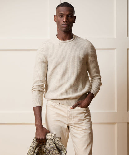 Todd Snyder Inis Meáin Rollneck Sweater - Beige