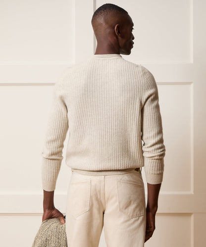 Todd Snyder Inis Meáin Rollneck Sweater - Beige