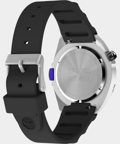 Todd Snyder Timex x Dimepiece 36mm Silicone Strap Watch - Black
