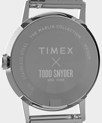 Todd Snyder Timex X Todd Snyder Marlin Mesh Watch - Silver