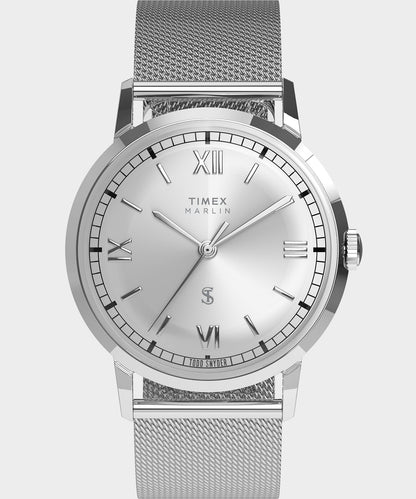 Todd Snyder Timex X Todd Snyder Marlin Mesh Watch - Silver