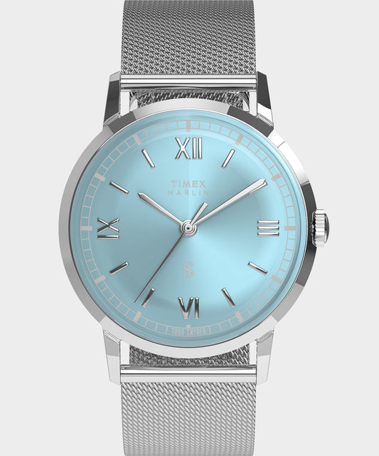 Todd Snyder Timex X Todd Snyder Marlin Mesh Watch - Aqua