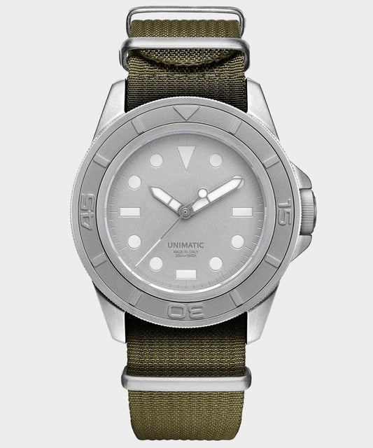 Todd Snyder UNIMATIC Modello Uno U1-AEG Diver Watch - Olive