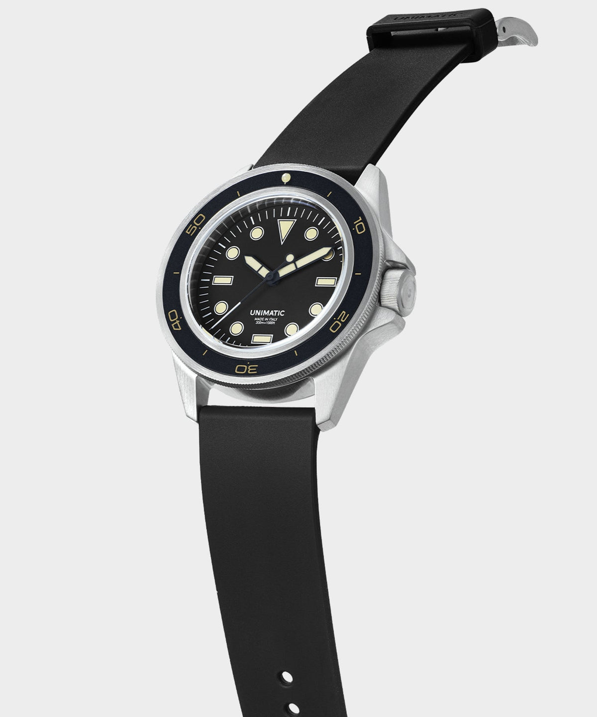 Todd Snyder UNIMATIC U1-DHB Heritage Diver Watch - Black