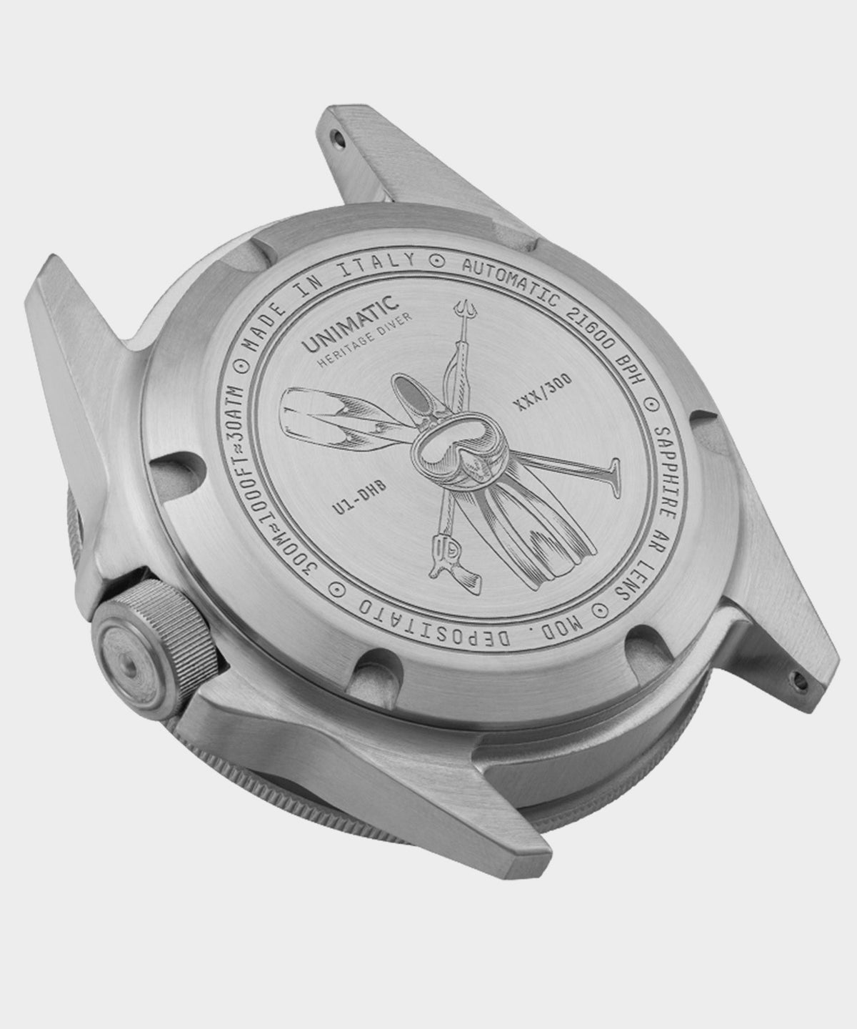 Todd Snyder UNIMATIC U1-DHB Heritage Diver Watch - Black