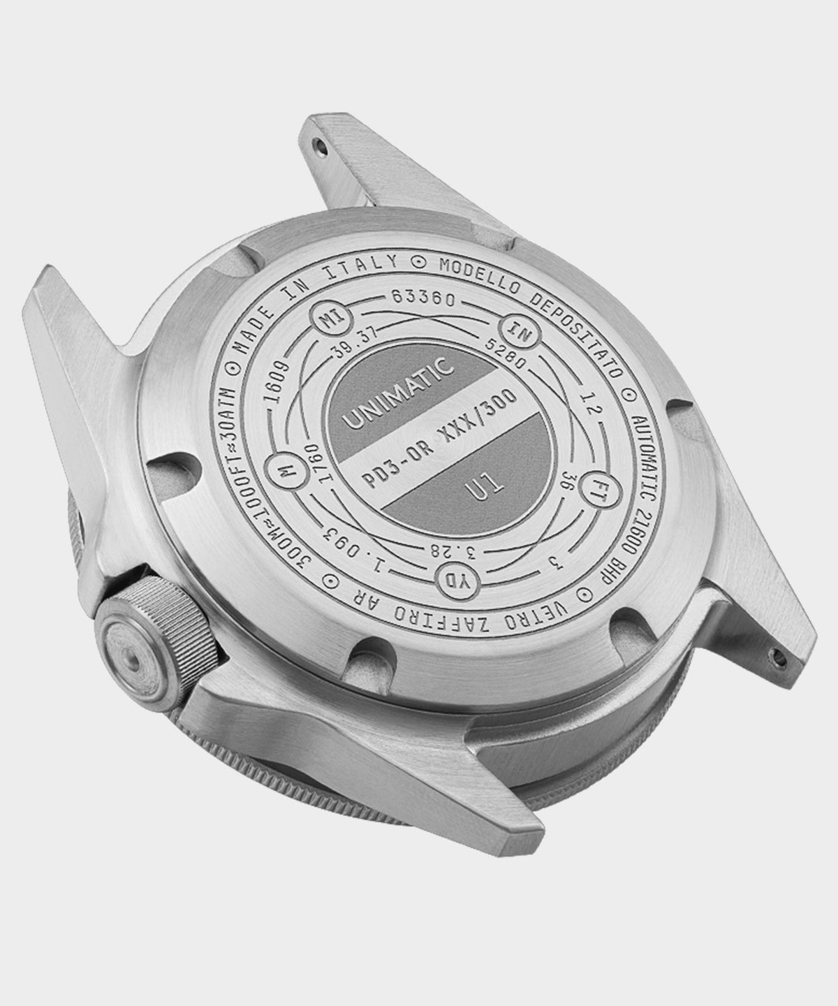 Todd Snyder UNIMATIC U1-PD3 ProDiver Modello Uno Watch - Orange