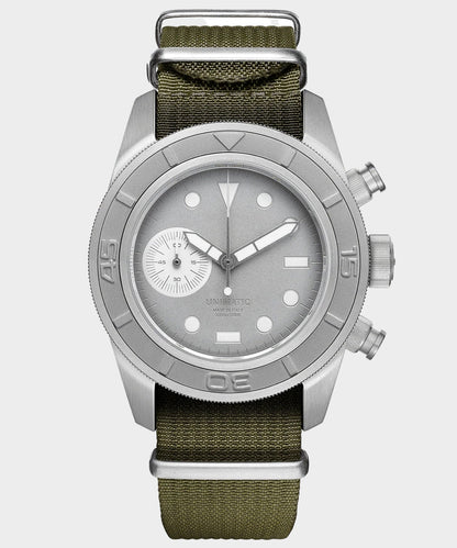 Todd Snyder UNIMATIC Modello Tre U3-AEG Chronograph Watch - Olive