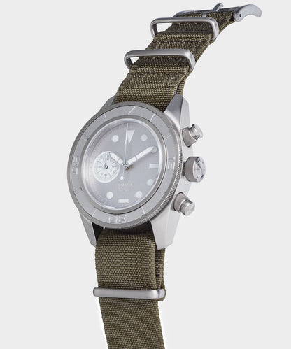Todd Snyder UNIMATIC Modello Tre U3-AEG Chronograph Watch - Olive