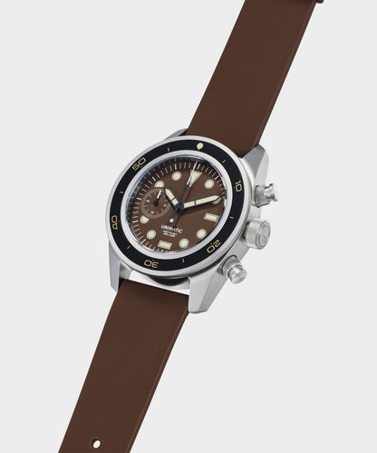Todd Snyder UNIMATIC U3-DHBR Heritage Chronograph Diver Watch - Brown