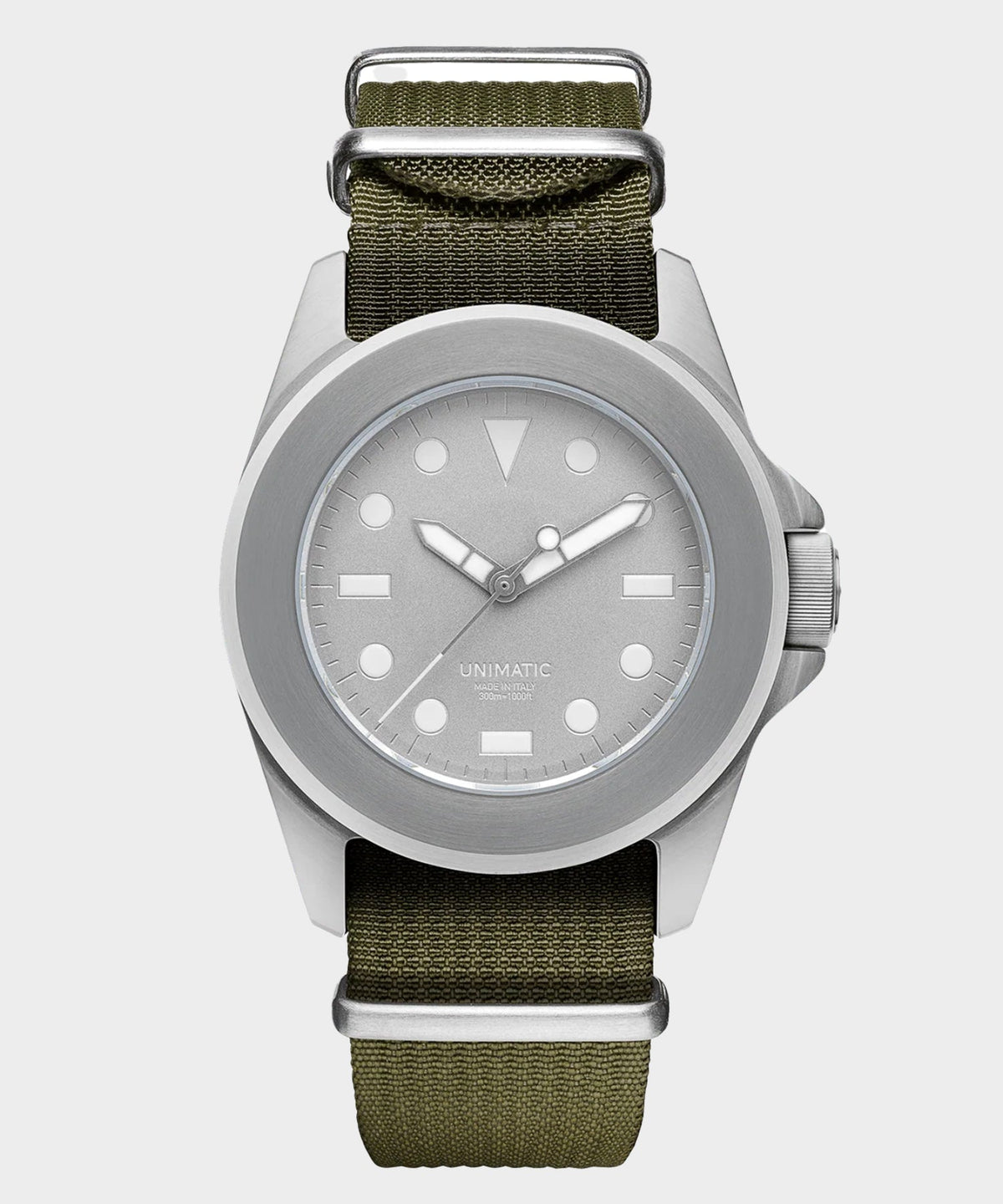Todd Snyder UNIMATIC Modello Quattro U4-AEG Time Only Watch - Olive