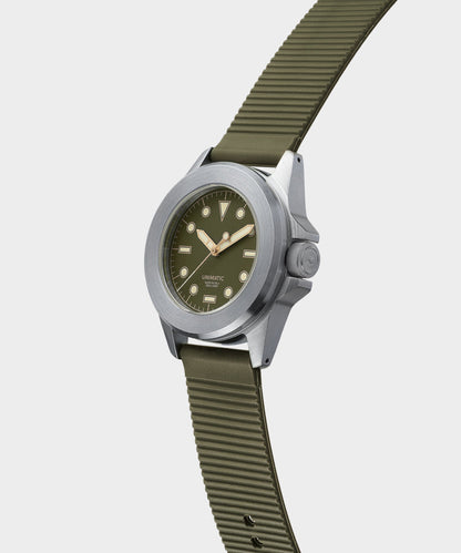 Todd Snyder UNIMATIC U4S Classic Military Watch - Olive