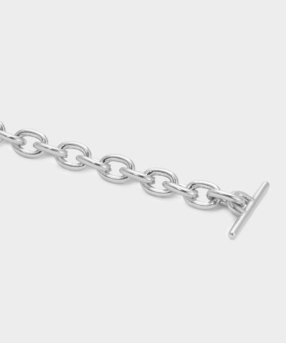 Todd Snyder Maor Sterling Silver Plaun Link Necklace - Silver