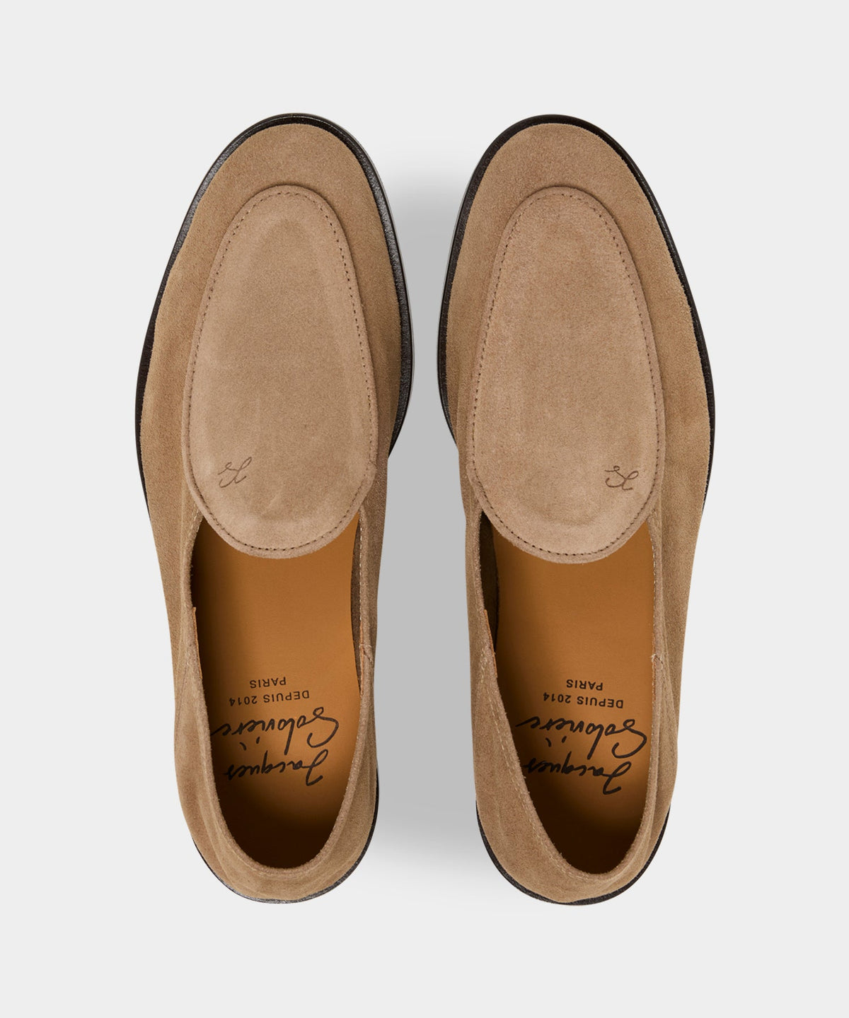 Todd Snyder Jacques Solovière Suede Chris Loafer - Tobacco