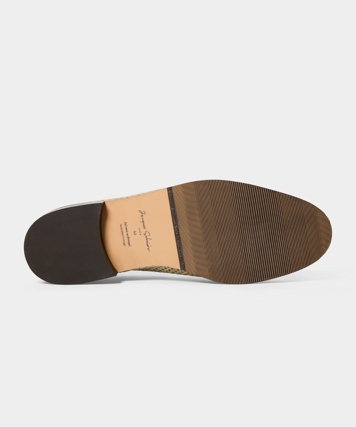 Todd Snyder Jacques Solovière Suede Fishnet Loafer - Olive