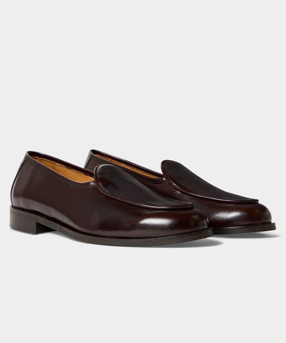 Todd Snyder Jacques Solovière Leather Loafer - Dark Brown
