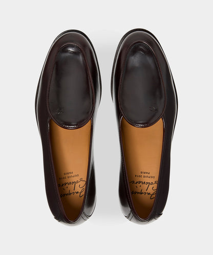 Todd Snyder Jacques Solovière Leather Loafer - Dark Brown