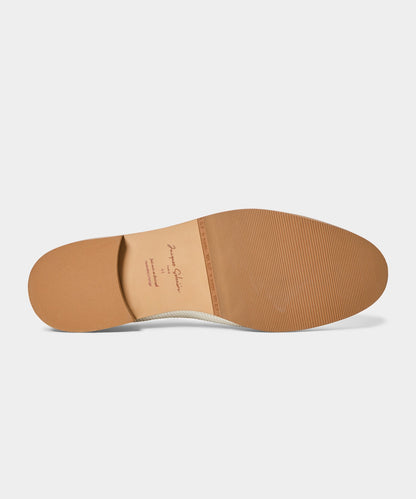 Todd Snyder Jacques Solovière Raffia Anorio Loafer - White