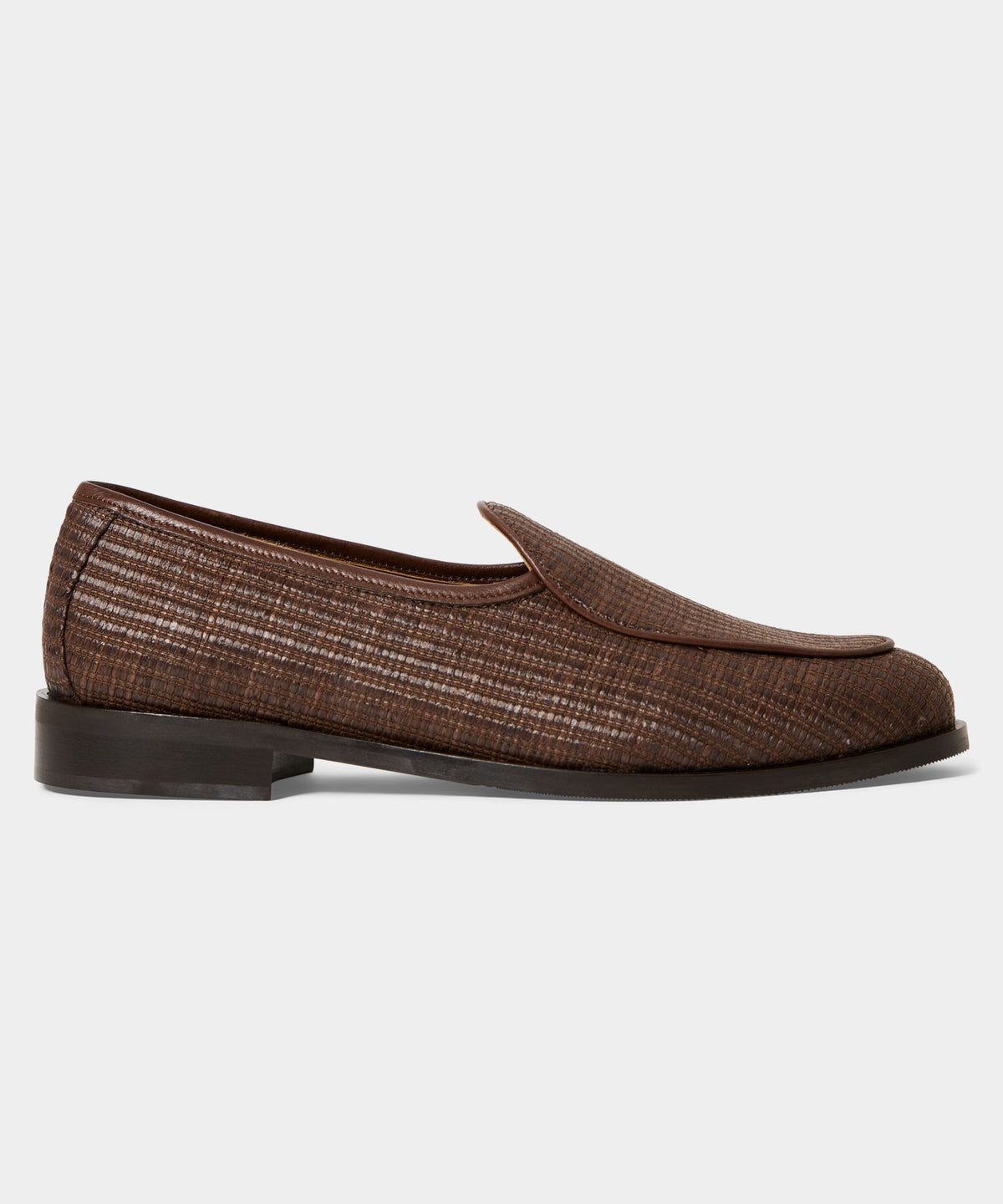 Todd Snyder Jacques Solovière Raffia Anorio Loafer - Brown