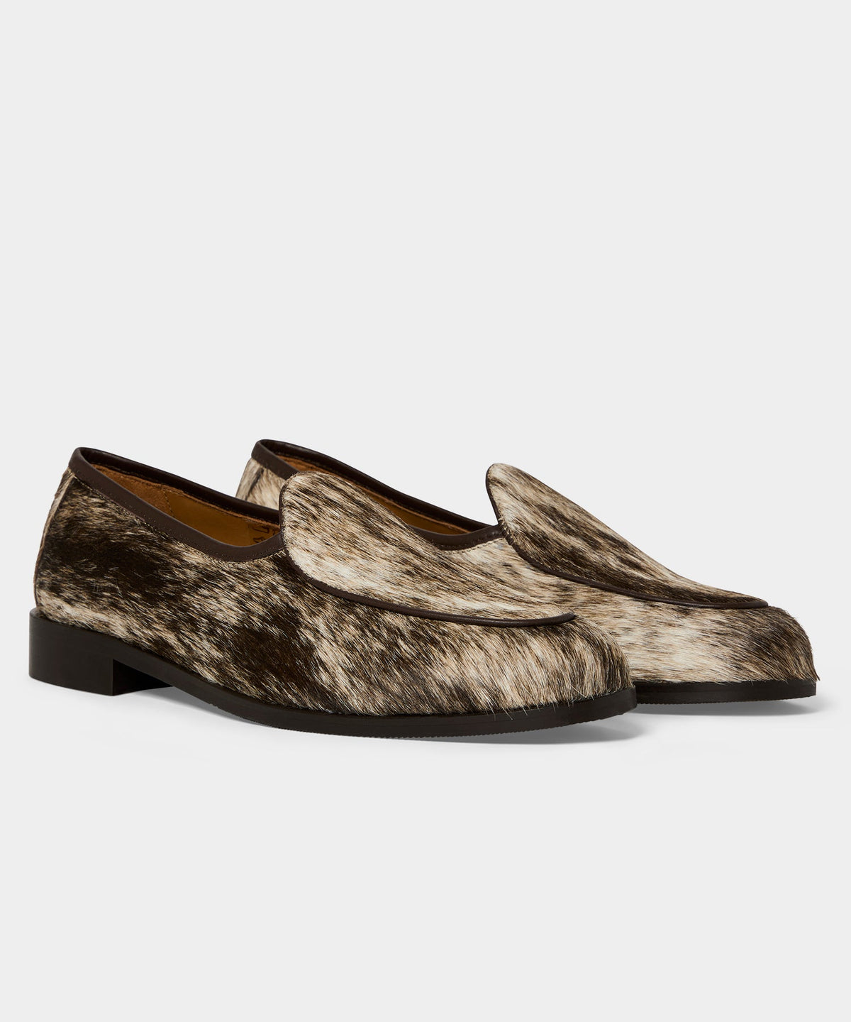 Todd Snyder Jacques Solovière Hairy Loafer - Brown
