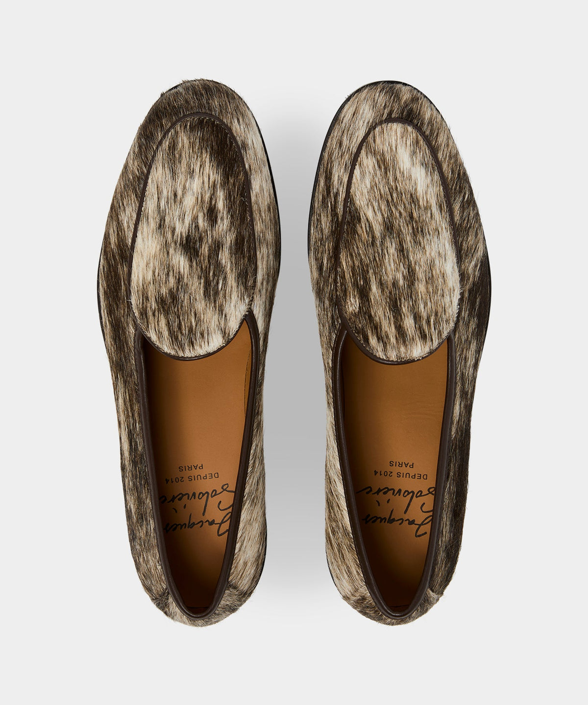 Todd Snyder Jacques Solovière Hairy Loafer - Brown
