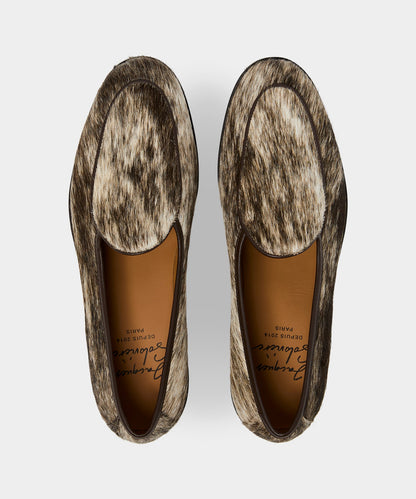 Todd Snyder Jacques Solovière Hairy Loafer - Brown