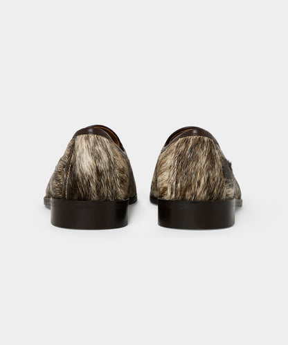Todd Snyder Jacques Solovière Hairy Loafer - Brown