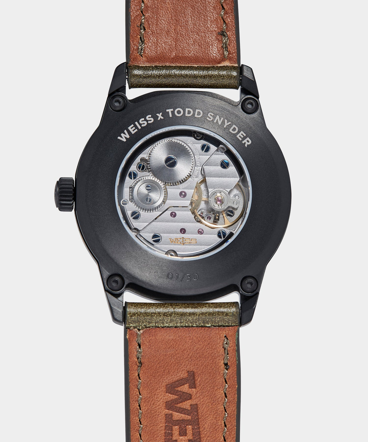 Todd Snyder Todd Snyder x Weiss Watch Company 38MM Standard Issue Watch - Olive
