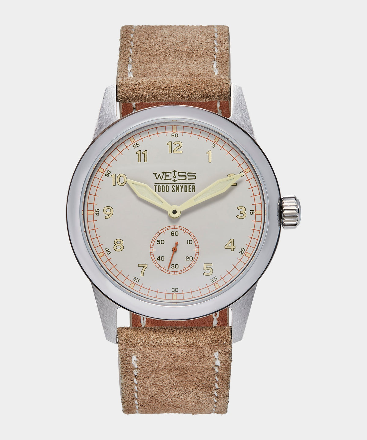 Todd Snyder Todd Snyder x Weiss Watch Company 38MM Standard Issue Watch - Tan