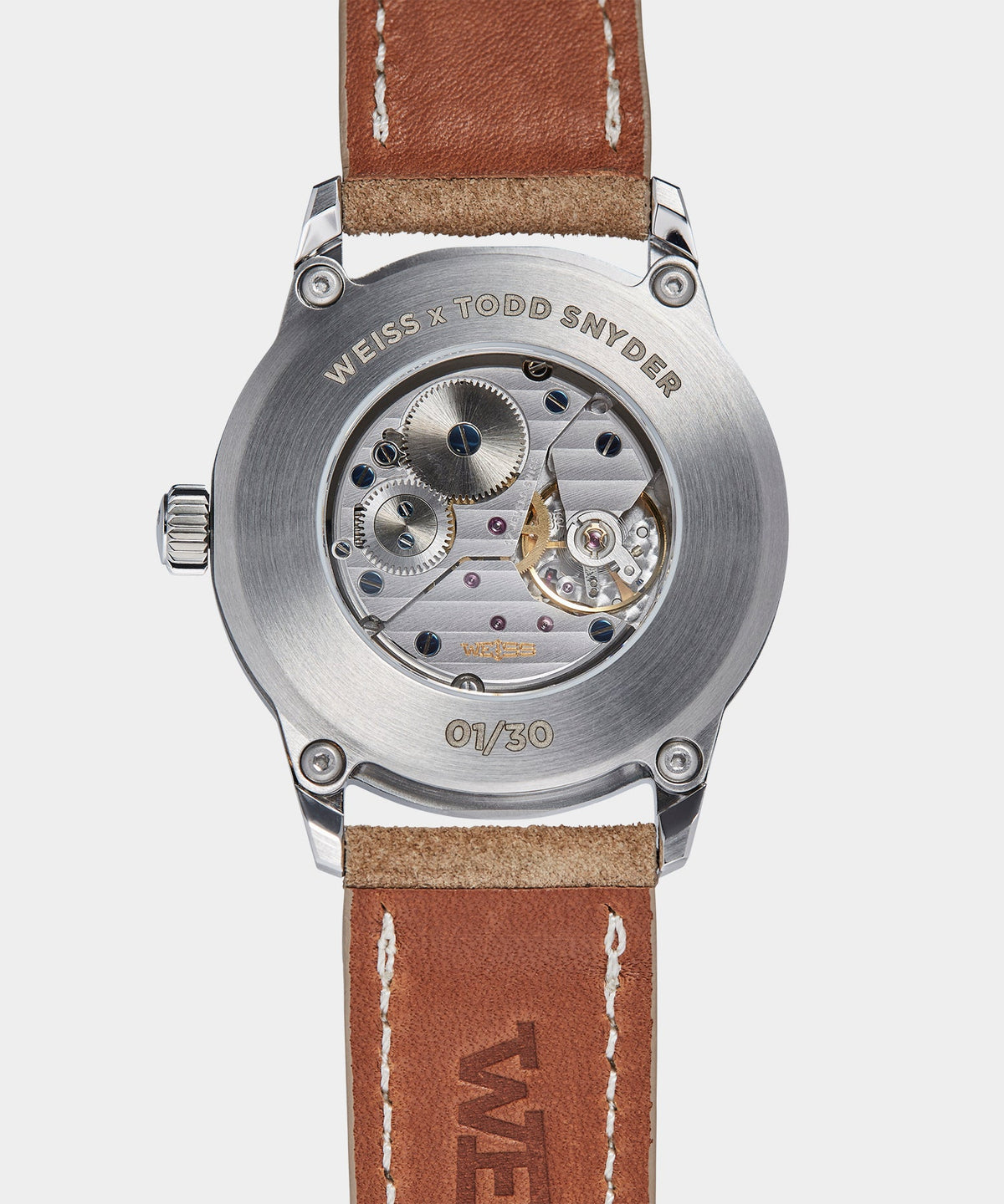Todd Snyder Todd Snyder x Weiss Watch Company 38MM Standard Issue Watch - Tan