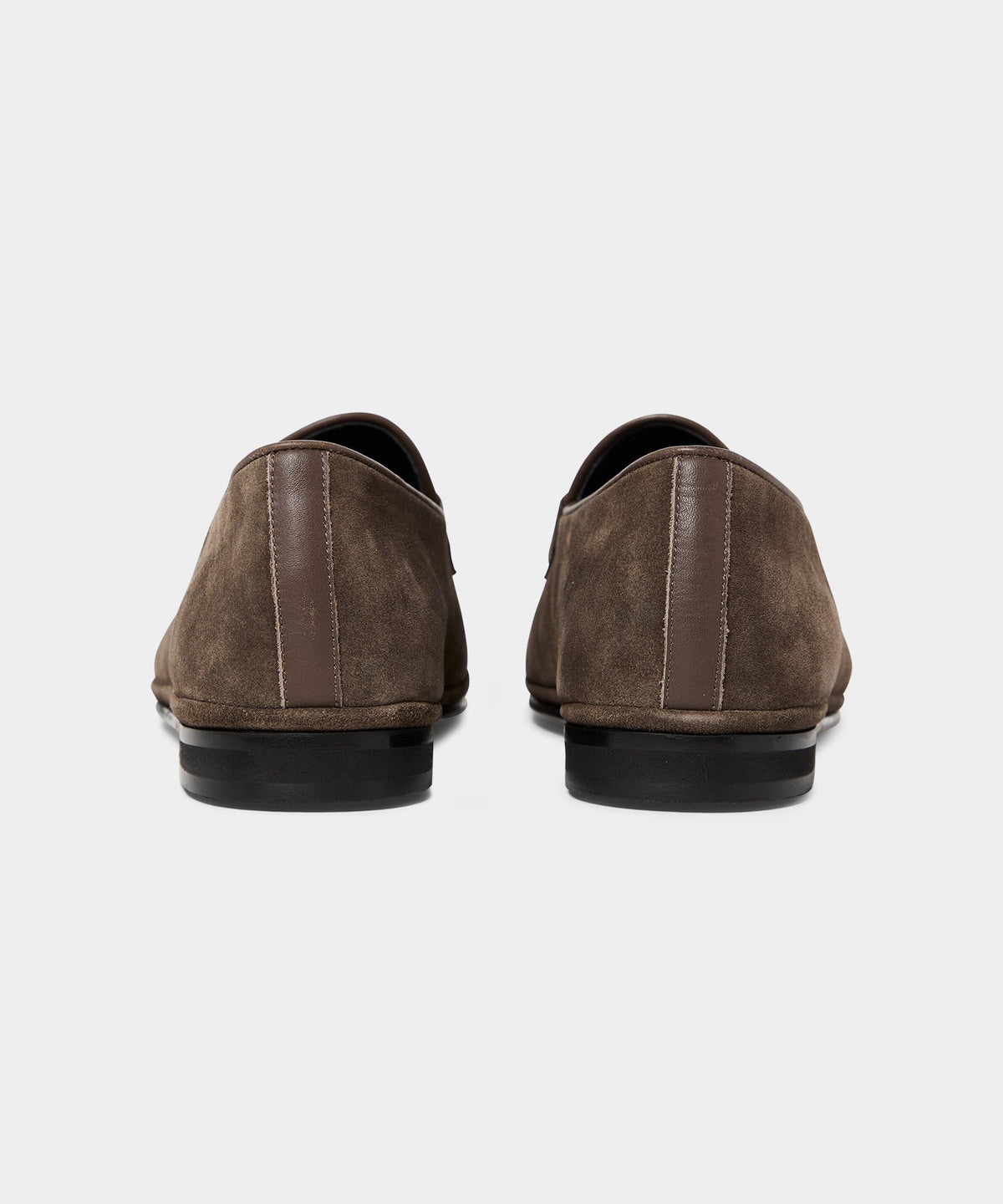 Todd Snyder Todd Snyder X Rubinacci Unlined Suede Penny Loafer - Pepper