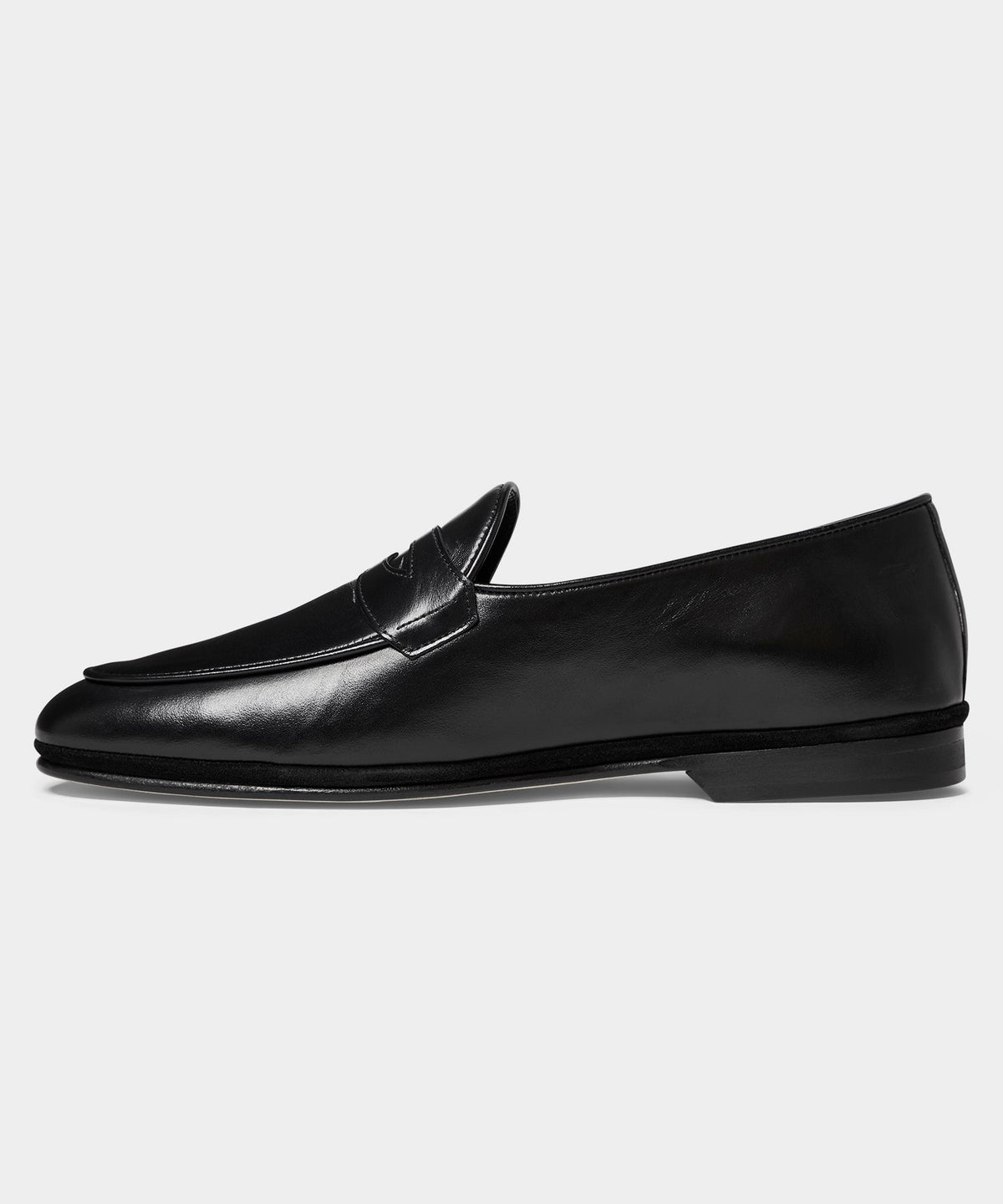 Todd Snyder Todd Snyder X Rubinacci Unlined Leather Penny Loafer - Black