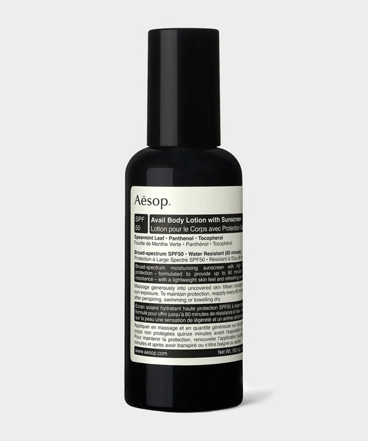 Todd Snyder Aesop Avail Body Lotion SPF50 - Black