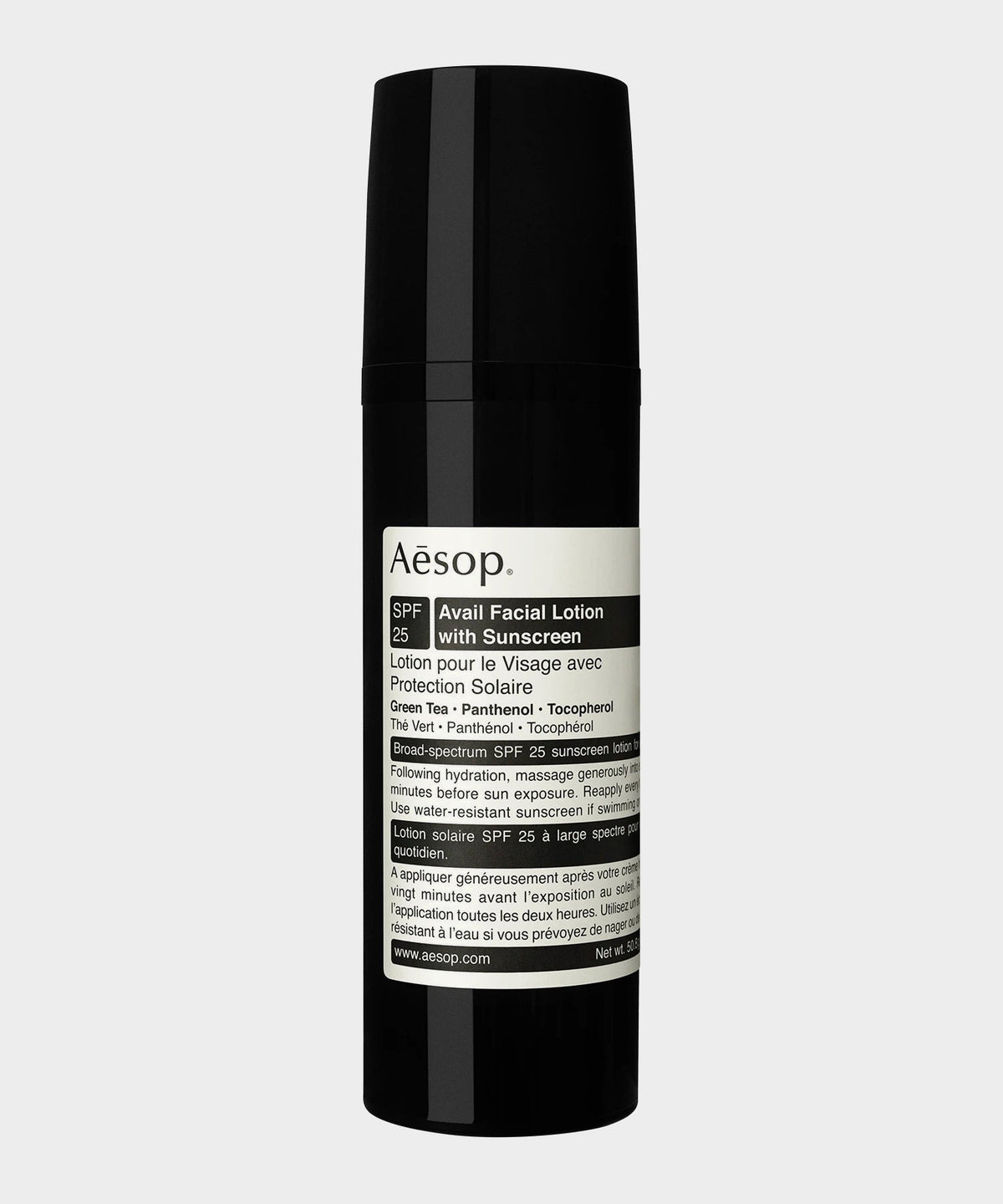 Todd Snyder Aesop Facial Lotion with Sunscreen SPF25 - Black