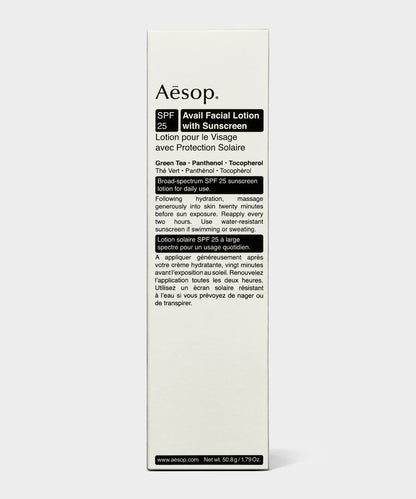 Todd Snyder Aesop Facial Lotion with Sunscreen SPF25 - Black