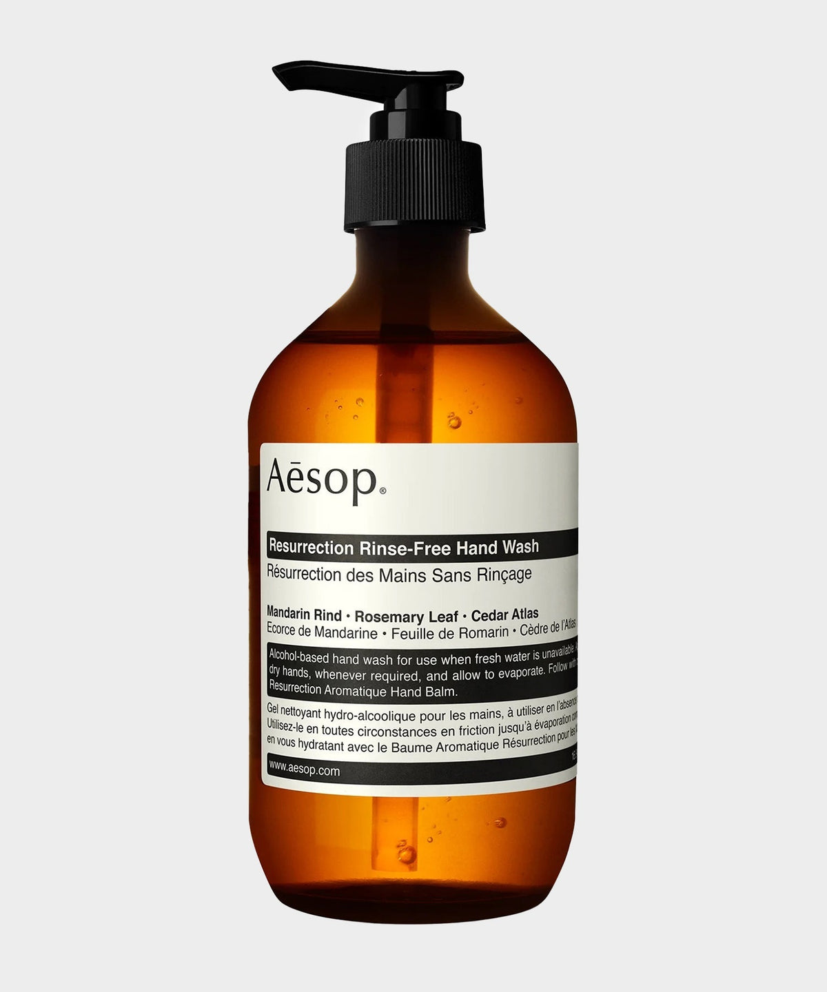 Todd Snyder Aesop Resurrection Rinse-Free Hand Wash 500ml - Black