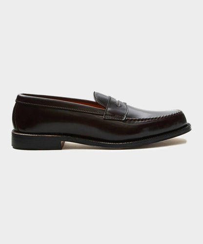 Todd Snyder Alden Cordovan Leisure Handsewn Moccasin - Brown
