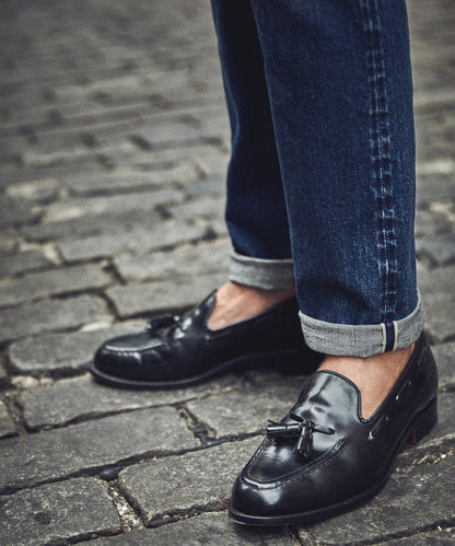 Todd Snyder Alden Cordovan Tassel Loafer - Black